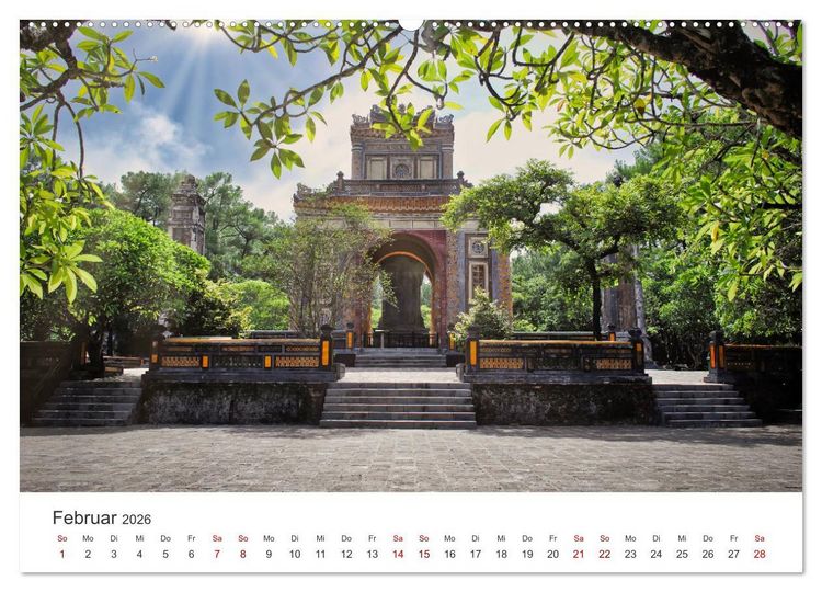 Produktbild: Vietnam - Einzigartige St&auml;dte und wundersch&ouml;ne Natur. (Wandkalender 2026 DIN A2 quer), CALVENDO Monatskalender