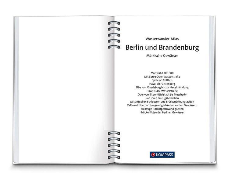 Produktbild: KOMPASS Wasserwanderatlas Berlin und Brandenburg