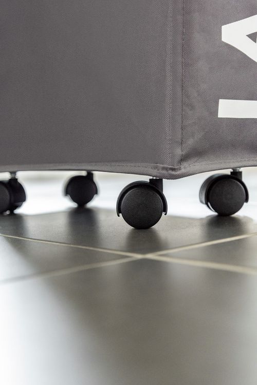 Produktbild: W&auml;schesammler Mod. Corno Grau, W&auml;schekorb, 43 l
