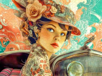 Produktbild: CALVENDO Puzzle Die Epoche Art Nouveau | 1000 Teile Lege-Gr&ouml;&szlig;e 64x48cm Foto-Puzzle f&uuml;r gl&uuml;ckliche Stunden