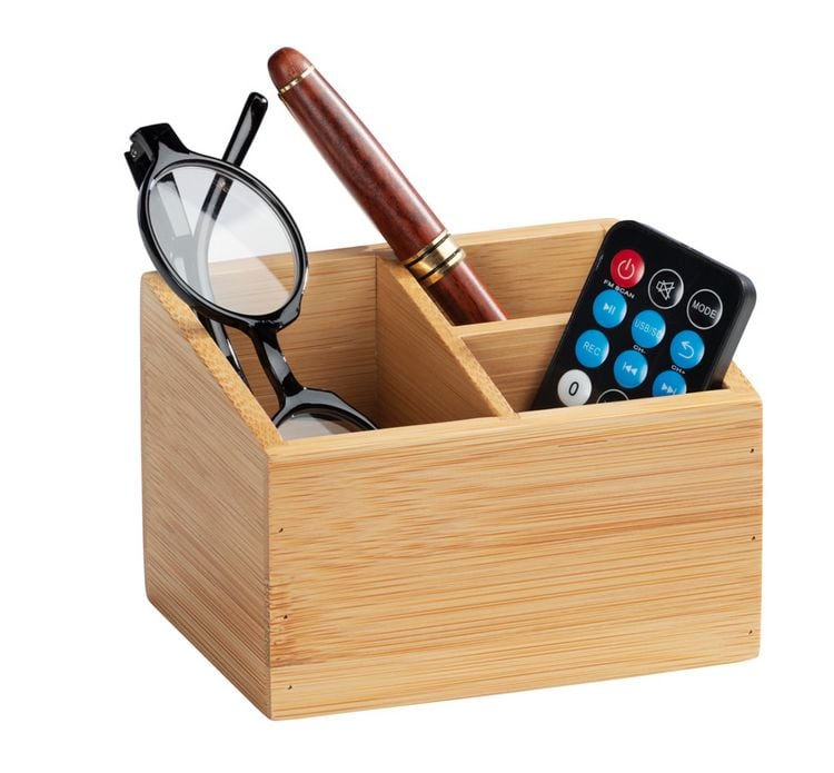 Produktbild: Bambus Organizer Mod. Terra 3 F&auml;cher, 2er Set, vielseitig einsetzbar