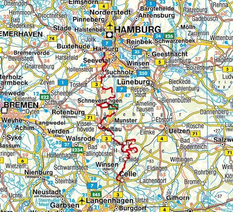 Produktbild: ROTHER Wanderf&uuml;hrer Heidschnuckenweg