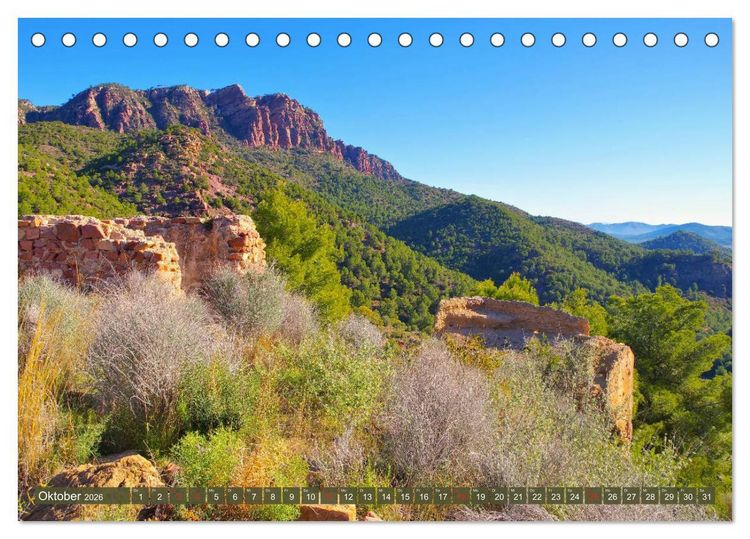 Produktbild: Costa del Azahar - Spaniens Orangenbl&uuml;tenk&uuml;ste (Tischkalender 2026 DIN A5 quer), CALVENDO Monatskalender