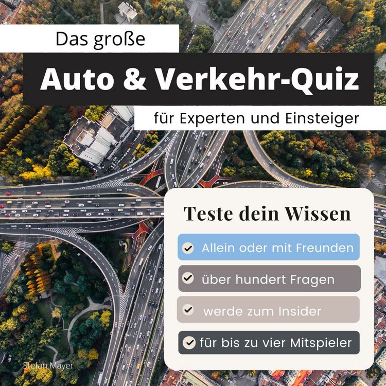 Produktbild: Das gro&szlig;e Auto & Verkehr-Quiz f&uuml;r Experten und Einsteiger
