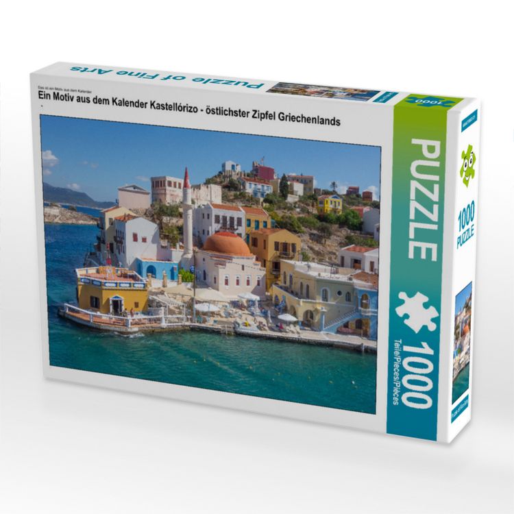 Produktbild: CALVENDO Puzzle Ein Motiv aus dem Kalender Kastell&oacute;rizo - &ouml;stlichster Zipfel Griechenlands | 1000 Teile Lege-Gr&ouml;&szlig;e 64x48cm Foto-Puzzle f&uuml;r gl&uuml;ckliche