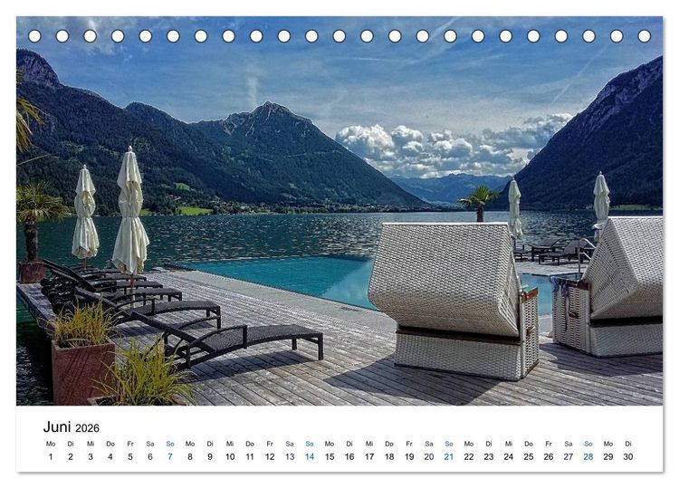 Produktbild: Pertisau am Achensee (Tischkalender 2026 DIN A5 quer), CALVENDO Monatskalender