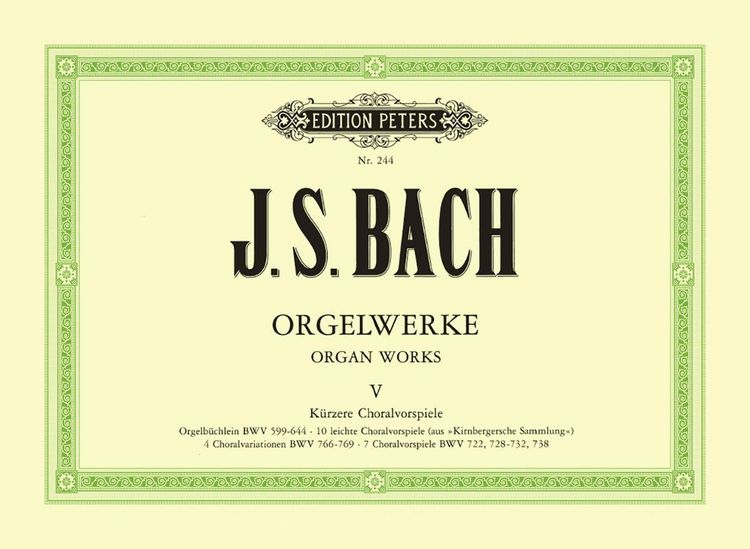 Produktbild: Orgelwerke in 9 B&auml;nden - Band 5
