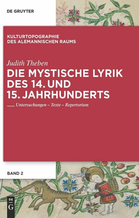 Produktbild: Die mystische Lyrik des 14. und 15. Jahrhunderts