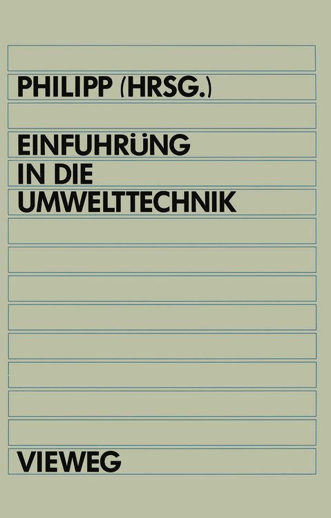 Produktbild: Einf&uuml;hrung in die Umwelttechnik