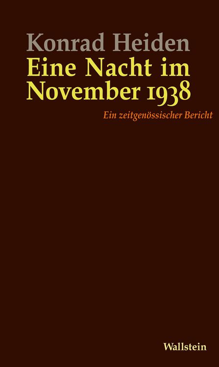 Produktbild: Eine Nacht im November 1938