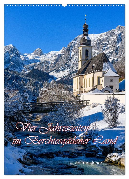 Produktbild: Vier Jahreszeiten im Berchtesgadener Land (Wandkalender 2026 DIN A2 hoch), CALVENDO Monatskalender