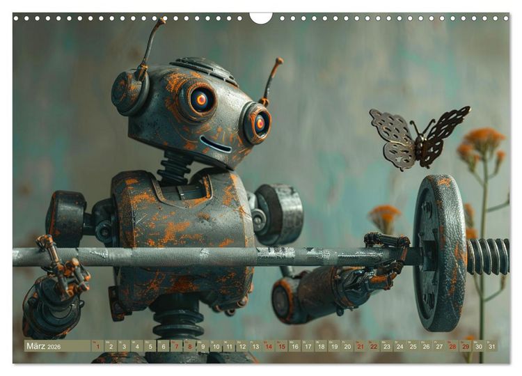 Produktbild: Neues aus dem Roboter Sport Club (Wandkalender 2026 DIN A3 quer), CALVENDO Monatskalender