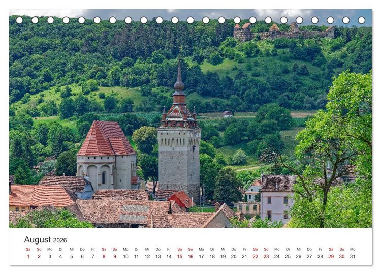 Produktbild: Siebenb&uuml;rgen und das Fagaras Gebirge (Tischkalender 2026 DIN A5 quer), CALVENDO Monatskalender