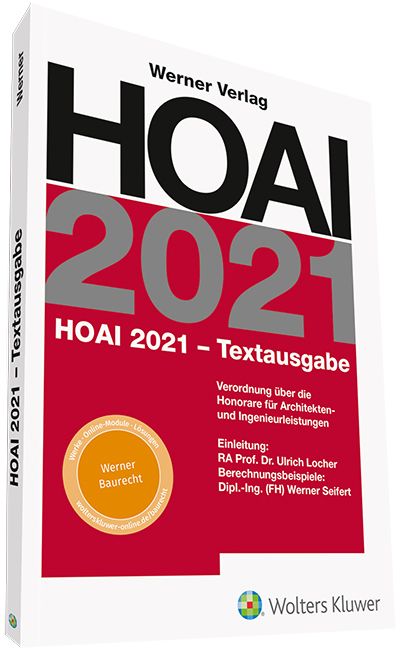 Produktbild: HOAI 2021 - Textausgabe