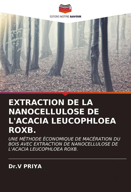 Produktbild: Extraction De La Nanocellulose De L'acacia Leucophloea Roxb.