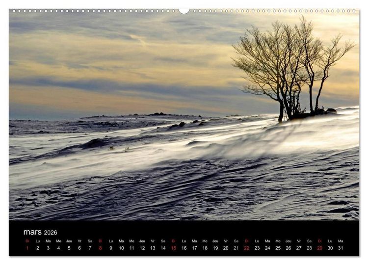 Produktbild: AUBRAC (Calendrier mural 2026 DIN A2 vertical) calendrier de bureau