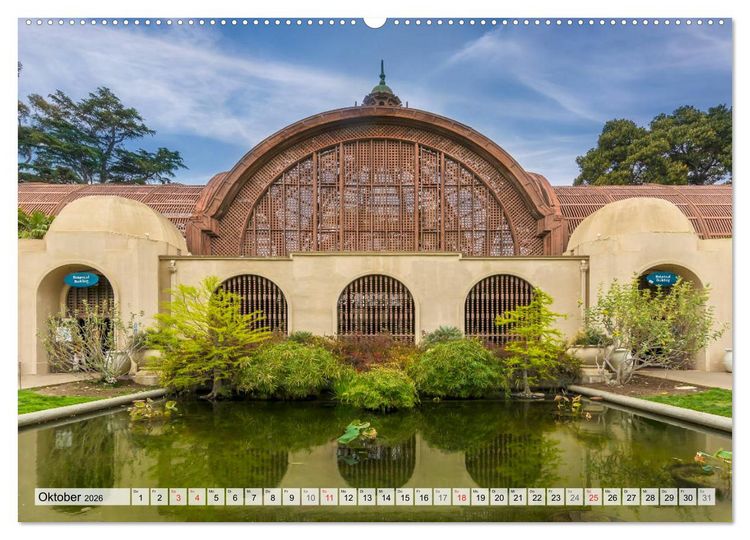 Produktbild: SAN DIEGO Idylle und urbane Impressionen (hochwertiger Premium Wandkalender 2026 DIN A2 quer), Kunstdruck in Hochglanz
