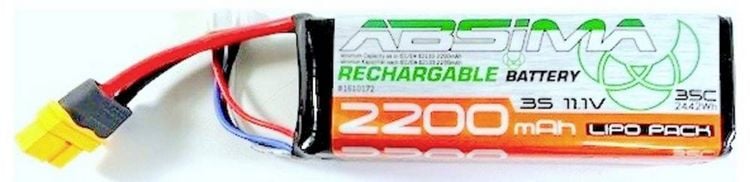 Produktbild: Absima Modellbau-Akkupack (LiPo) 11.1V 2200 mAh 35 C Softcase