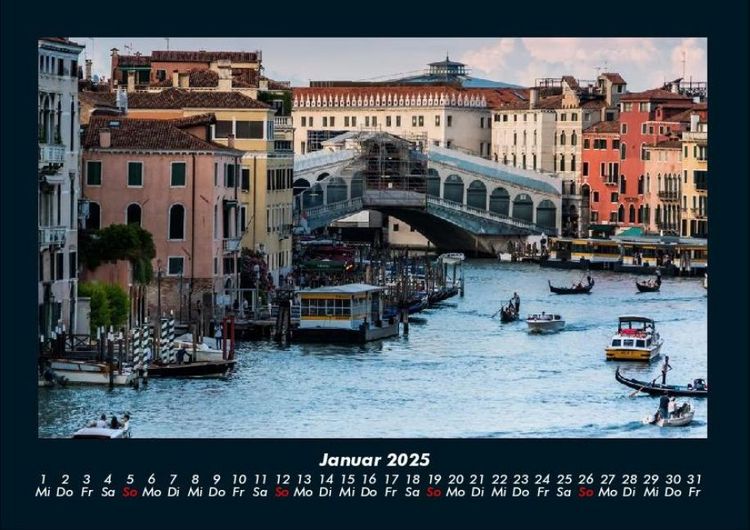 Produktbild: Venedigs Sch&ouml;nheit 2025 Fotokalender DIN A4