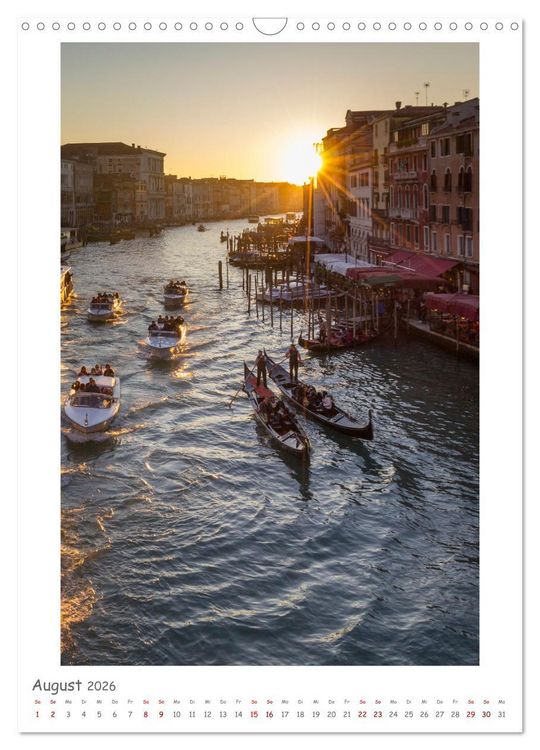 Produktbild: Venedig anders sehen (Wandkalender 2026 DIN A3 hoch), CALVENDO Monatskalender