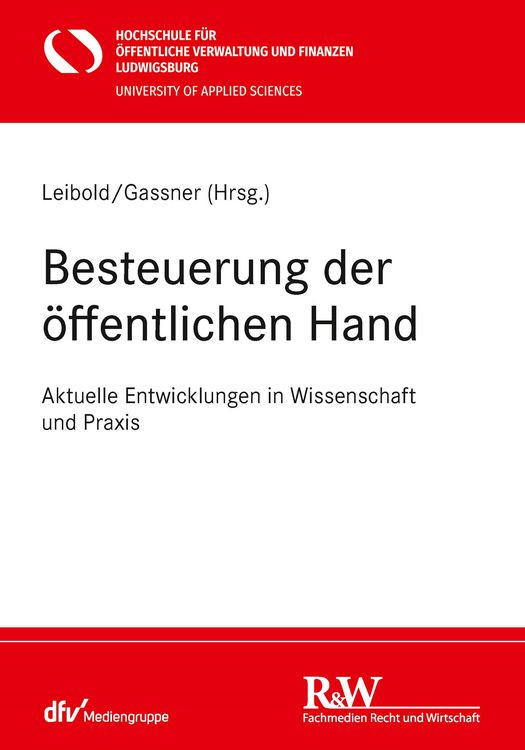 Produktbild: Besteuerung der &ouml;ffentlichen Hand