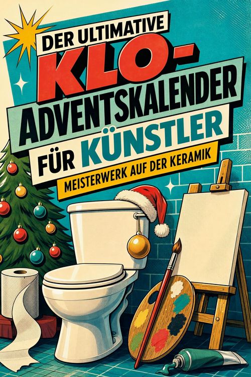 Produktbild: Der ultimative Klo-Adventskalender f&uuml;r K&uuml;nstler
