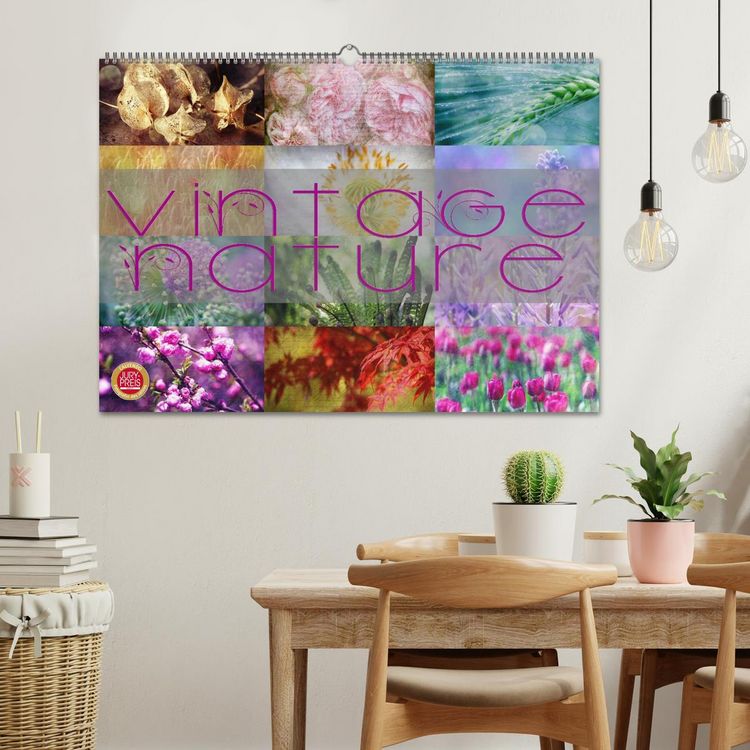 Produktbild: Vintage Nature - Romantische Naturaufnahmen (Wandkalender 2026 DIN A2 quer), CALVENDO Monatskalender