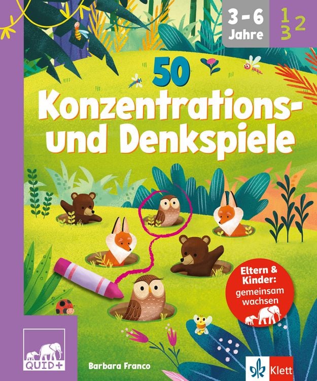 Produktbild: QUID+ 50 Konzentrations- und Denkspiele
