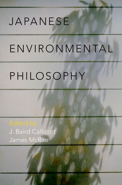 Produktbild: Japanese Environmental Philosophy