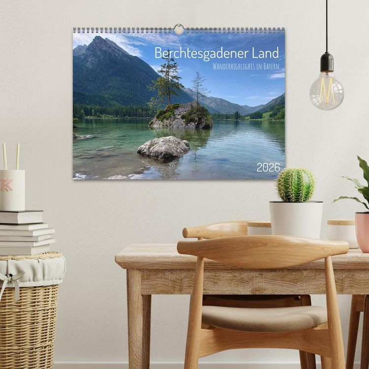 Produktbild: Berchtesgadener Land - Wanderhighlights in Bayern (Wandkalender 2026 DIN A3 quer), CALVENDO Monatskalender