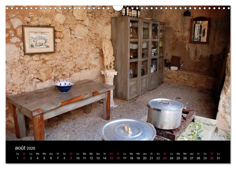 Produktbild: Cr&egrave;te, l'&icirc;le rebelle (Calendrier mural 2026 DIN A3 vertical), CALVENDO calendrier mensuel