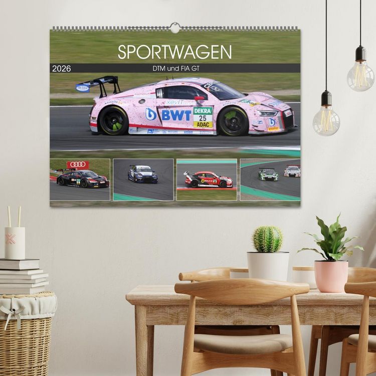 Produktbild: SPORTWAGEN DTM und FIA GT (Wandkalender 2026 DIN A2 quer), CALVENDO Monatskalender