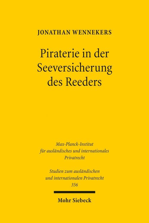 Produktbild: Piraterie in der Seeversicherung des Reeders