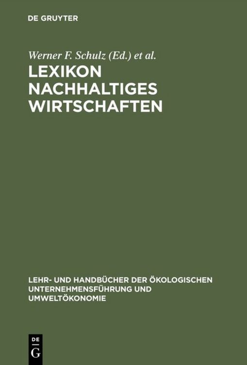 Produktbild: Lexikon Nachhaltiges Wirtschaften
