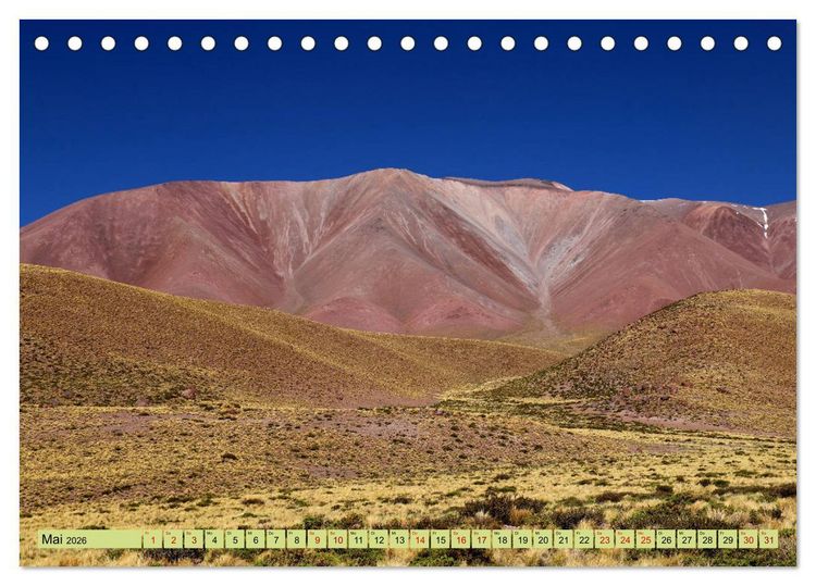 Produktbild: ATACAMA Wunder der Natur (Tischkalender 2026 DIN A5 quer), CALVENDO Monatskalender