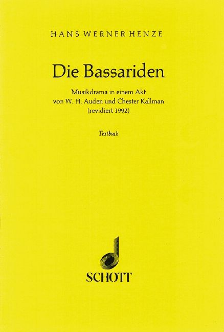 Produktbild: Die Bassariden