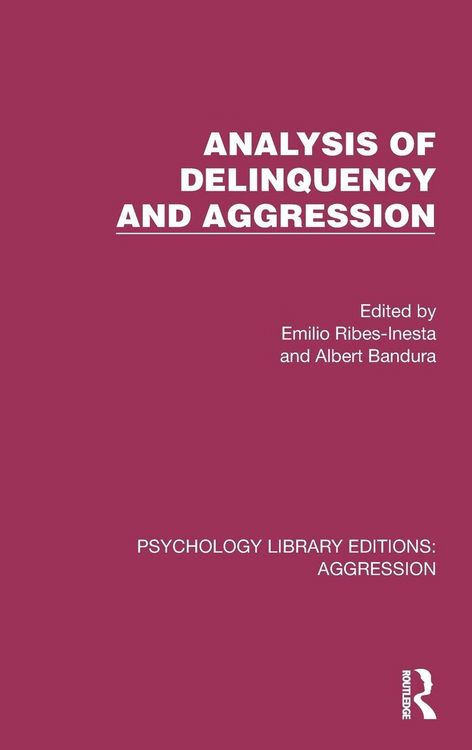 Produktbild: Analysis of Delinquency and Aggression