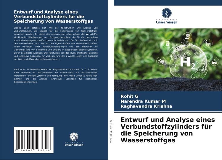 Produktbild: Entwurf und Analyse eines Verbundstoffzylinders f&uuml;r die Speicherung von Wasserstoffgas