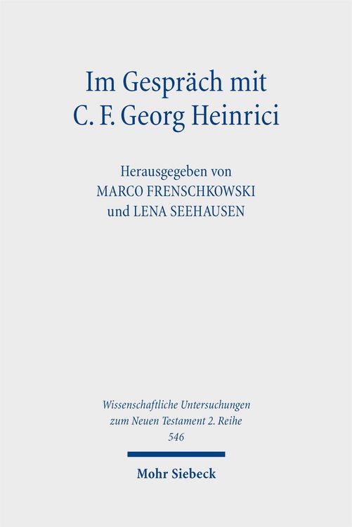 Produktbild: Im Gespr&auml;ch mit C. F. Georg Heinrici