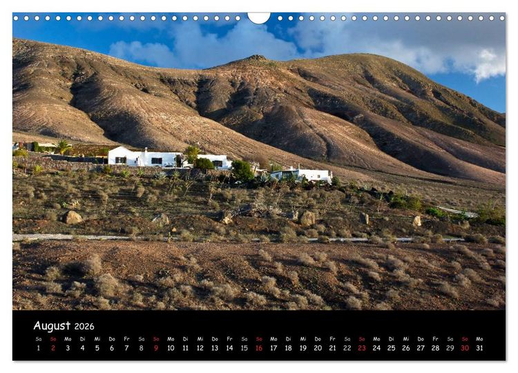 Produktbild: Lanzarote - Insel der Vulkane (Wandkalender 2026 DIN A3 quer), CALVENDO Monatskalender