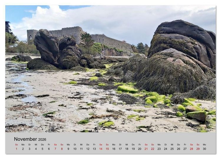 Produktbild: Chausey Inseln Magischer Insel - Archipel Frankreich (hochwertiger Premium Wandkalender 2026 DIN A2 quer), Kunstdruck in Hochglanz