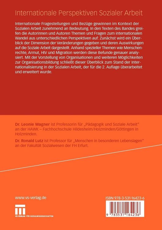 Produktbild: Internationale Perspektiven Sozialer Arbeit