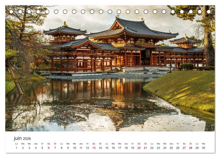 Produktbild: Jardiner au Japon (Calendrier de bureau 2026 DIN A5 vertical), CALVENDO calendrier mensuel