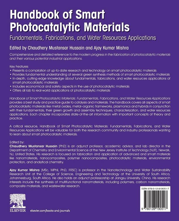 Produktbild: Handbook of Smart Photocatalytic Materials