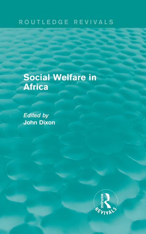 Produktbild: Social Welfare in Africa