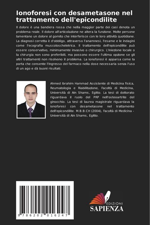 Produktbild: Ionoforesi con desametasone nel trattamento dell'epicondilite