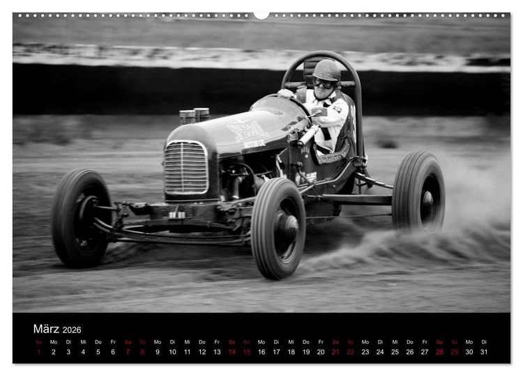 Produktbild: Dirt Track Races (hochwertiger Premium Wandkalender 2026 DIN A2 quer), Kunstdruck in Hochglanz