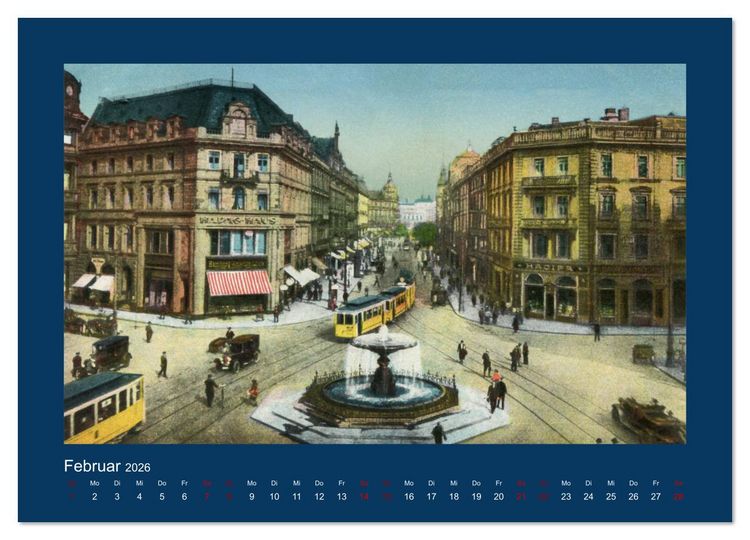 Produktbild: Historisches Frankfurt am Main von 1888 bis 1918 (Wandkalender 2026 DIN A3 quer), CALVENDO Monatskalender