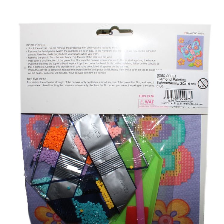 Produktbild: Diamond Painting Schmetterling 20x16cm