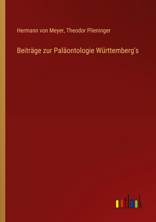 Produktbild: Beitr&auml;ge zur Pal&auml;ontologie W&uuml;rttemberg's